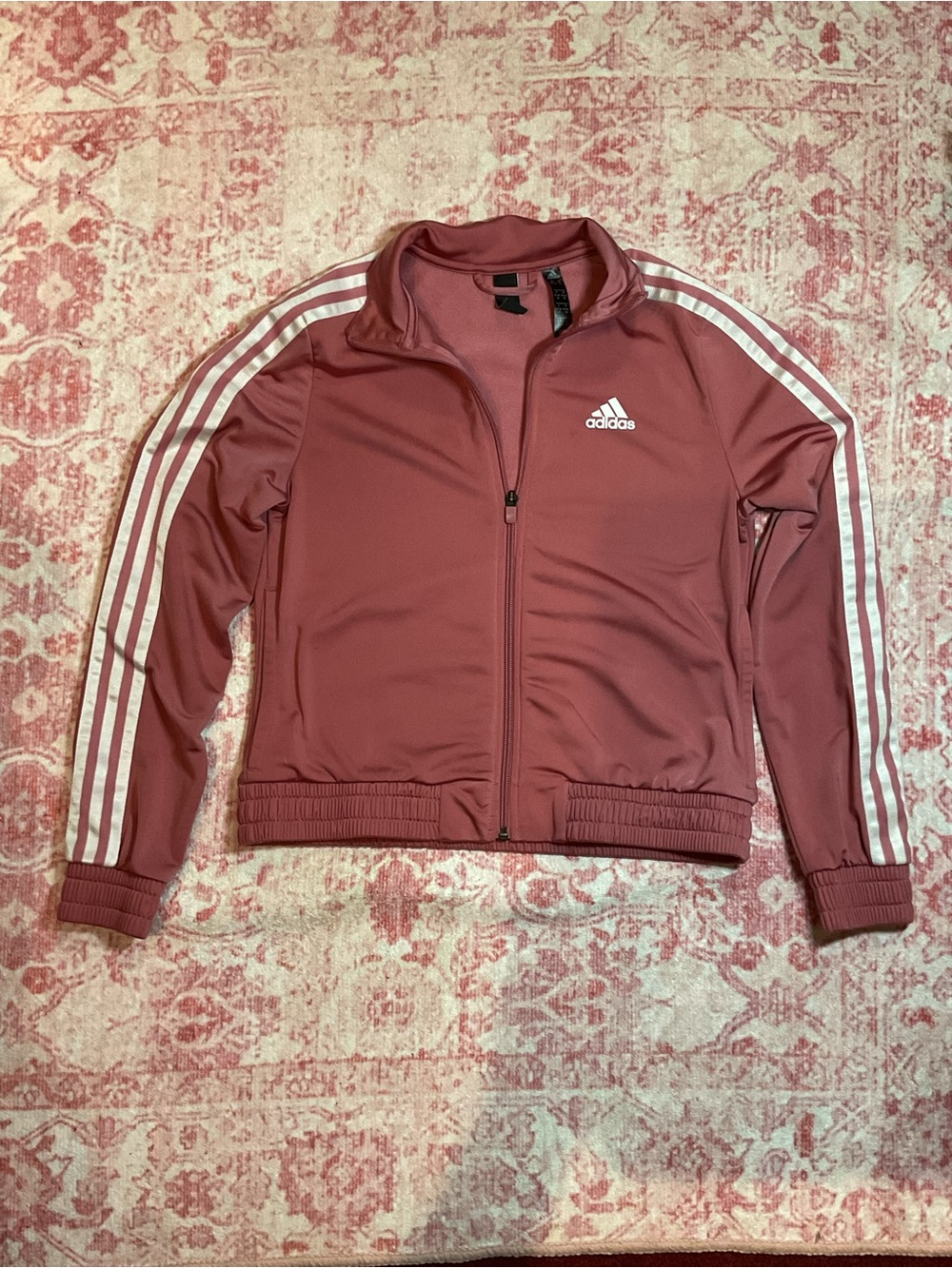 adidas Women’s Rose Track Jacket with White Stripes